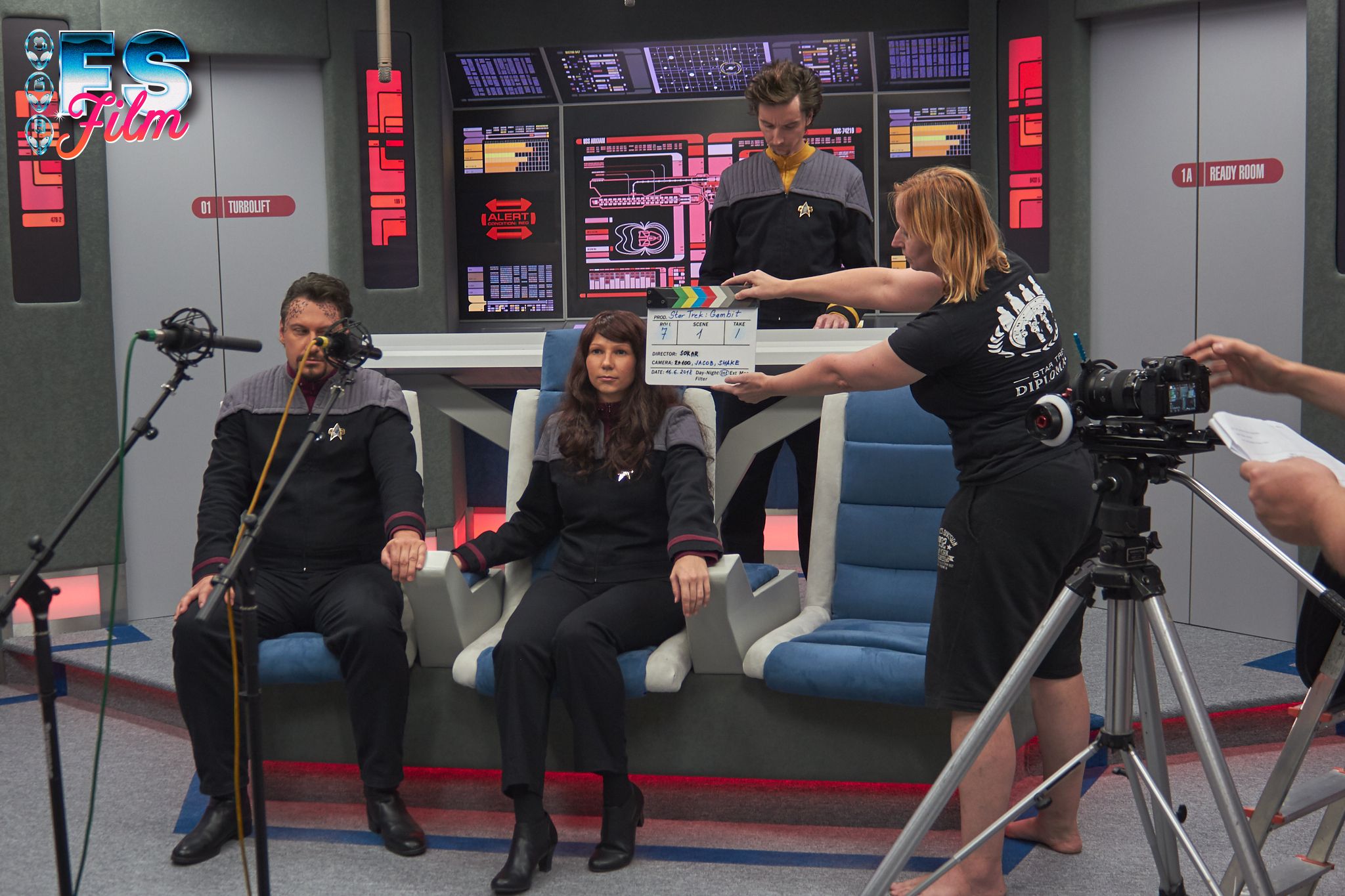 Gambit Of The Ancient Ones, A Star Trek Fan Production: Shooting