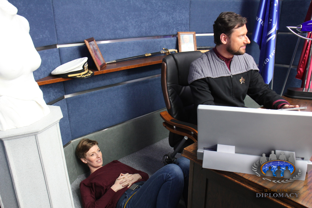 Star Trek Diplomacy: Shooting of the 1st episode